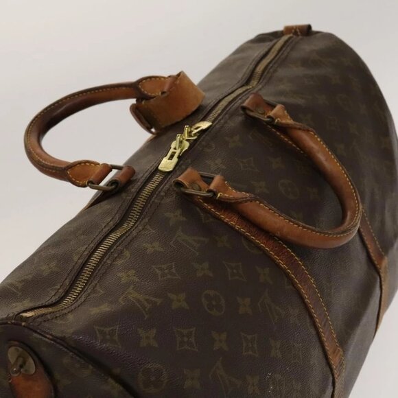 LOUIS VUITTON Monogram Keepall 50 Boston Bag Vintage M41426 LV Auth 137698 - Picture 7 of 15